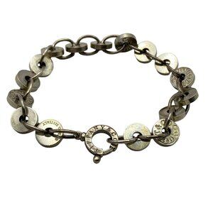 Auth TIFFANY&Co. 1837 Circle - Silver Bracelet